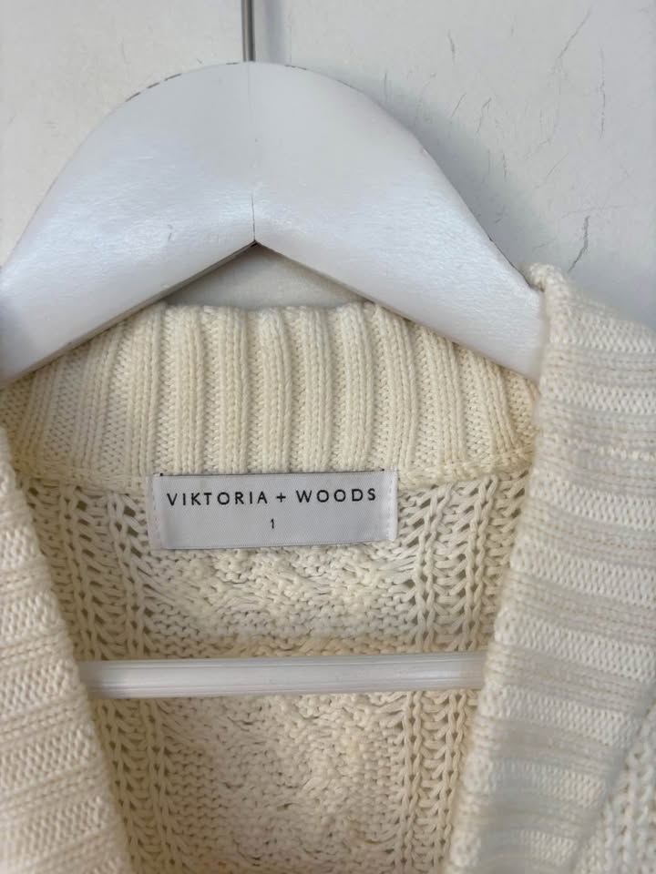 Viktoria and Woods Knit Jumper Vest - Size 1