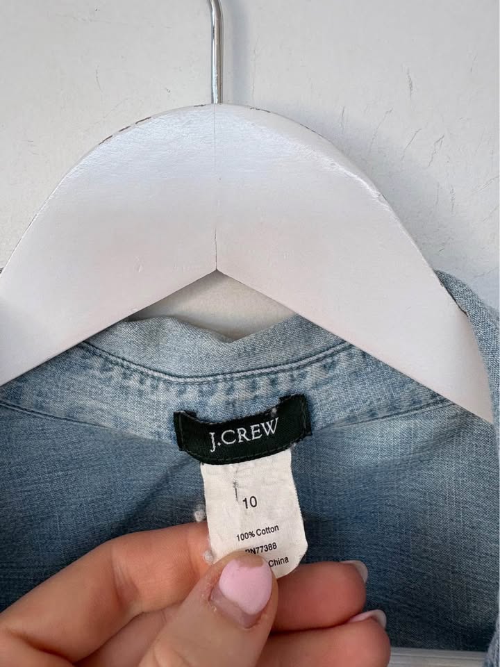 J Crew Denim Shirt - Size 10