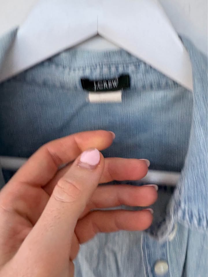 J Crew Denim Shirt - Size 10