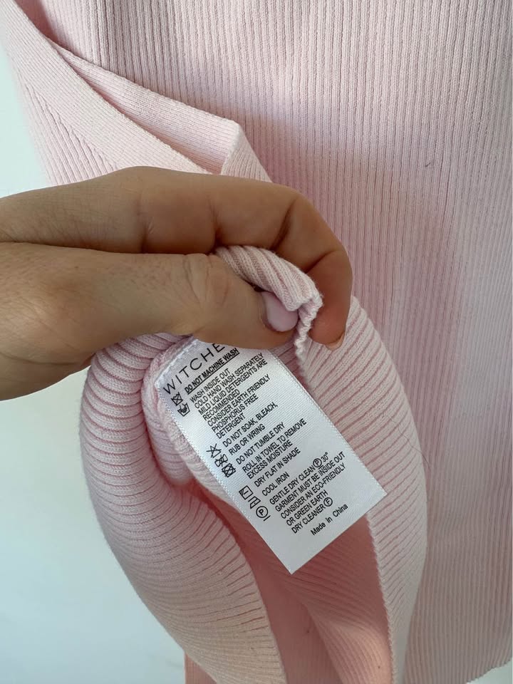 Witchery Pink Vest - Size Large