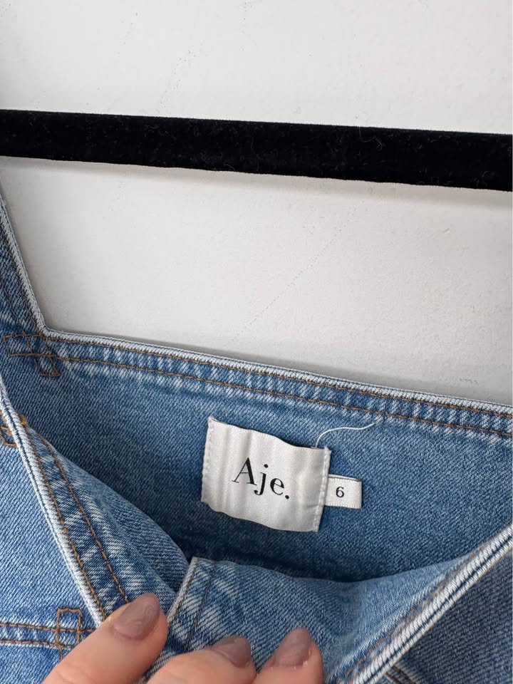 Aje denim mini dress - size 6