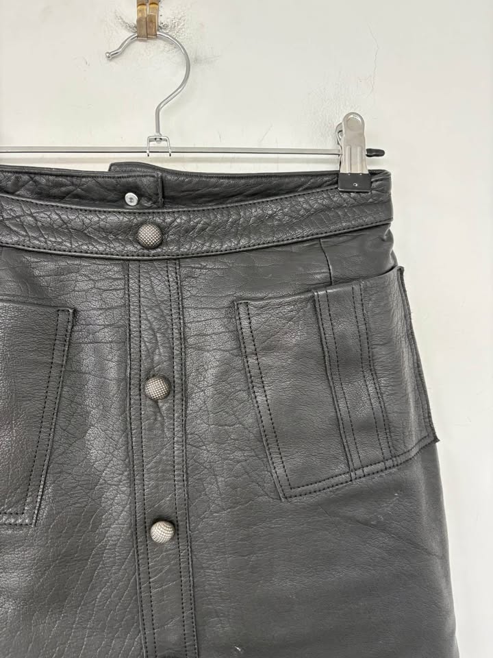 Aje Leather Skirt - size 8