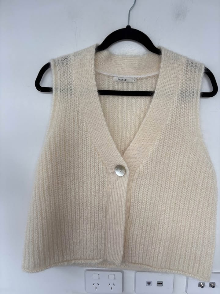 MARLE Mohair Vest - size 8