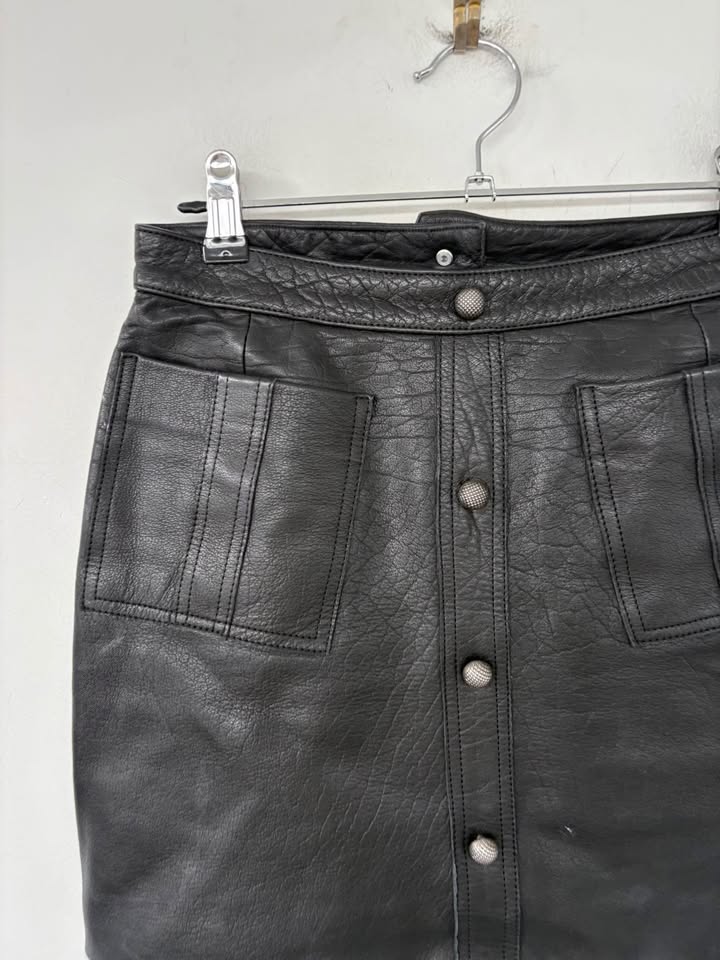 Aje Leather Skirt - size 8