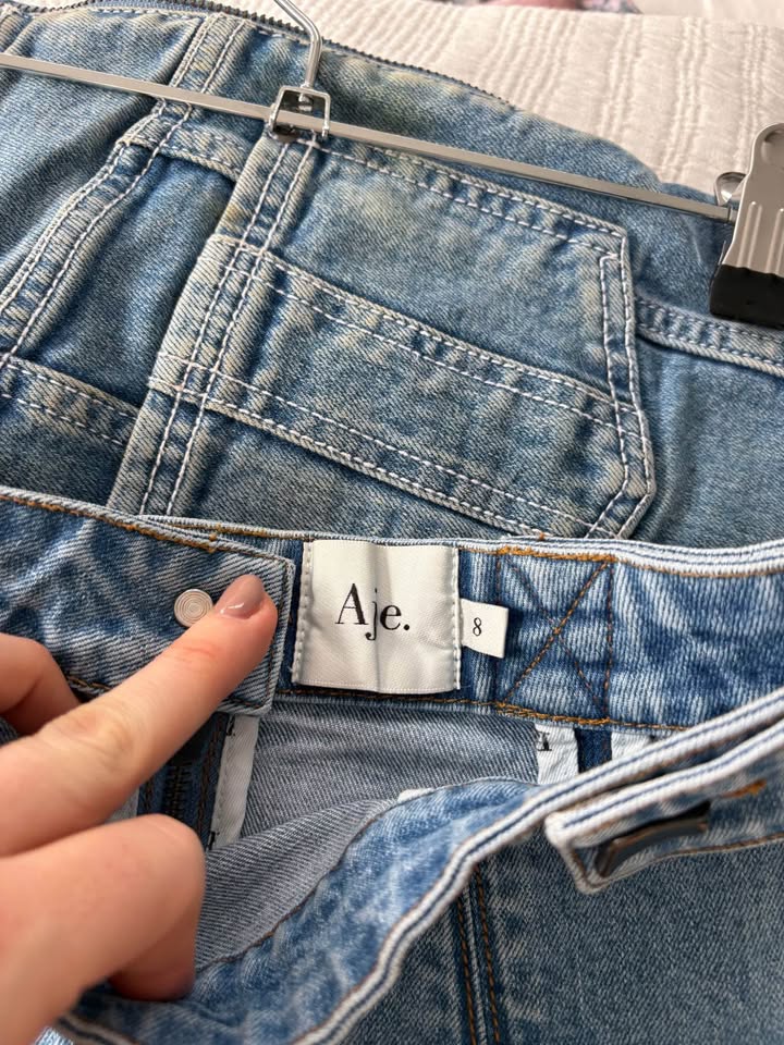 Aje Denim Skirt - size 8