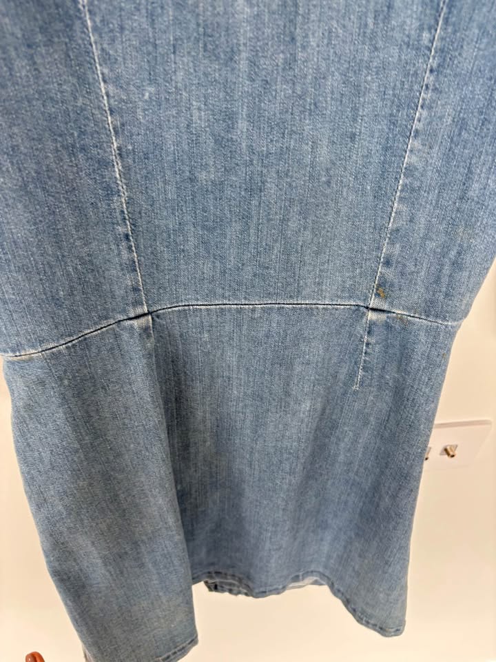 Retrofete Denim Mini Dress - size small
