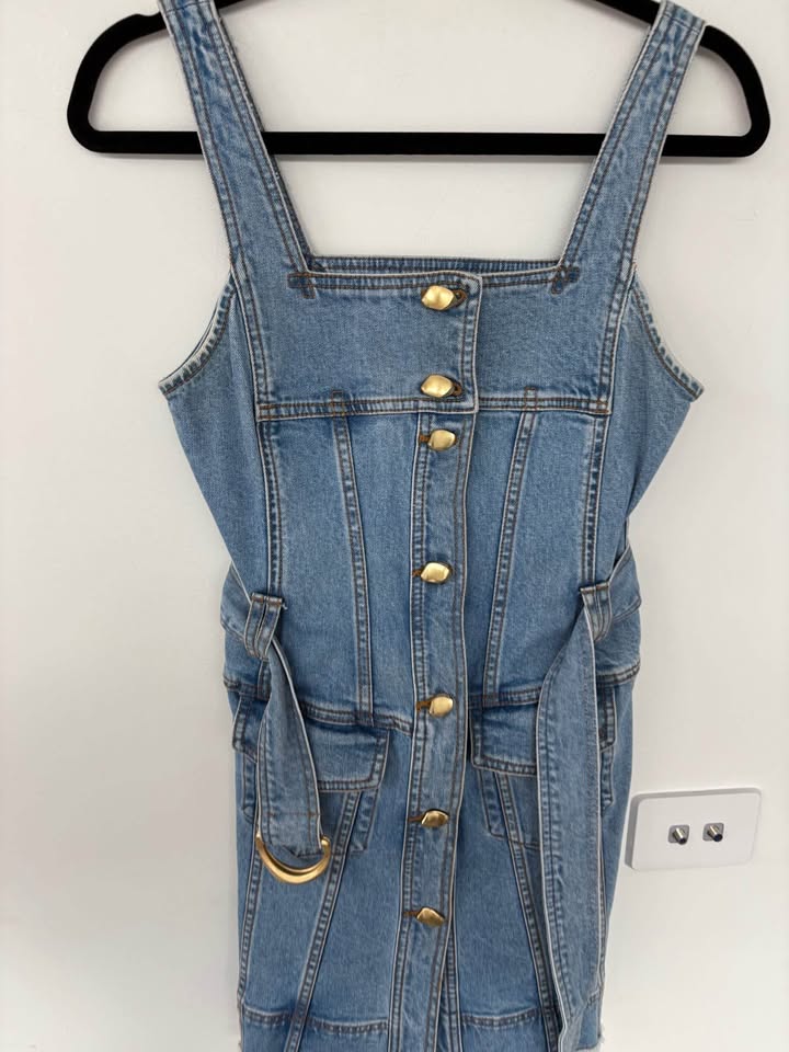 Aje denim mini dress - size 6