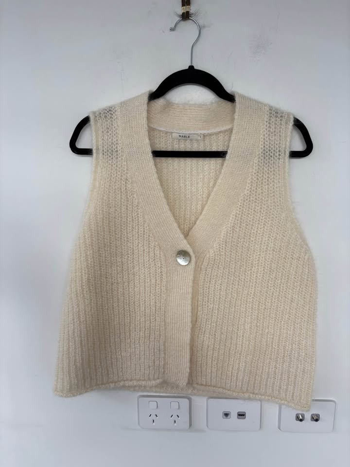 MARLE Mohair Vest - size 8