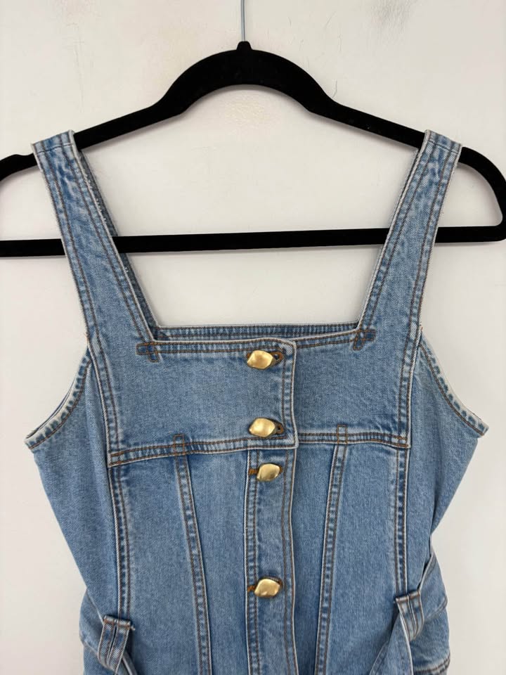 Aje denim mini dress - size 6