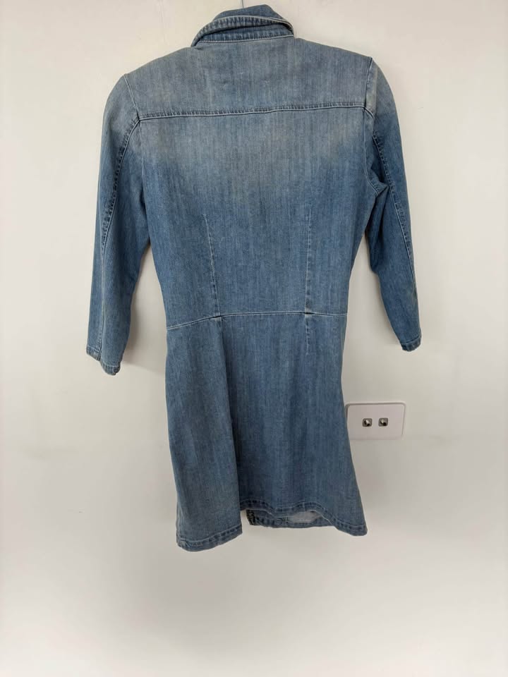 Retrofete Denim Mini Dress - size small