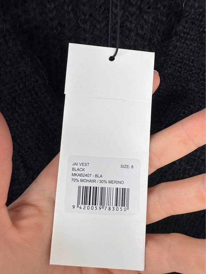 MARLE Mohair Vest - size 8