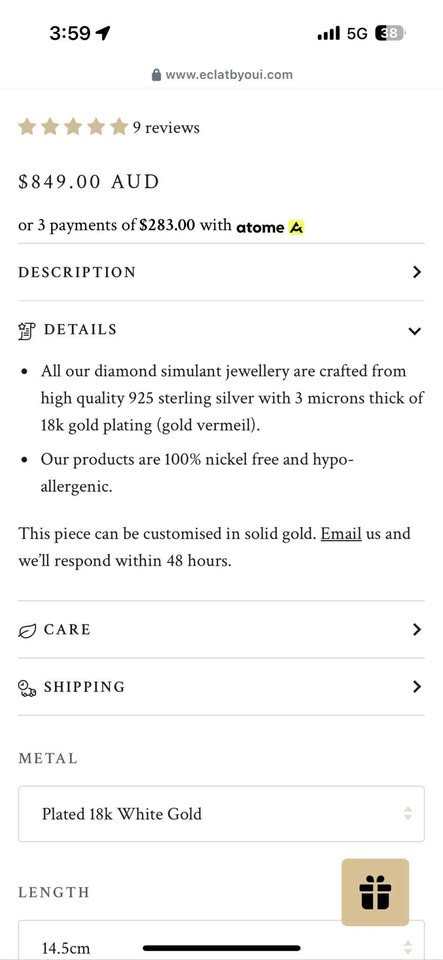 Eclat by Oui Diamond Bracelet