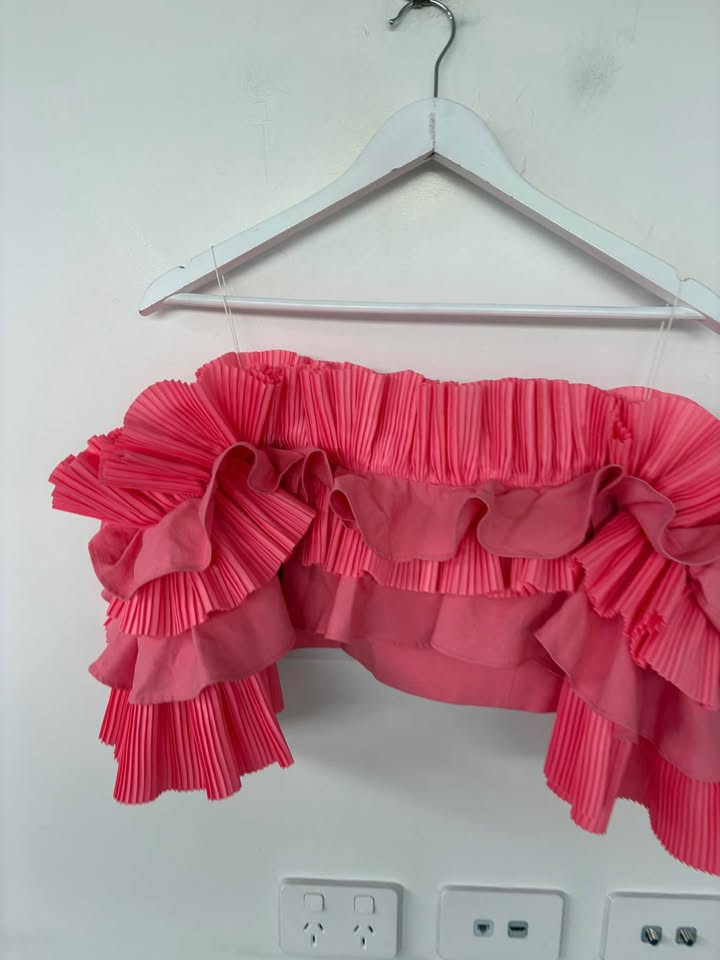 Acler Frilly Top - Size 6