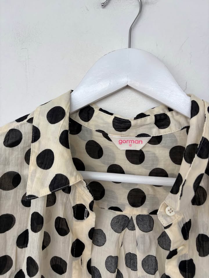 Gorman Cotton Shirt - Size 10