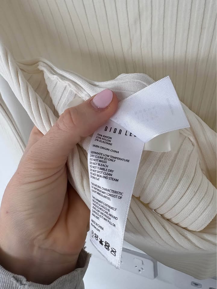 Dion Lee Twist Top - size XS