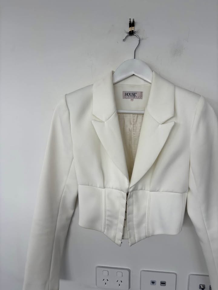 House of CB Blazer Top - size small