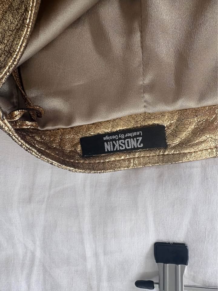 2nd Skin Leather Skirt - size 10