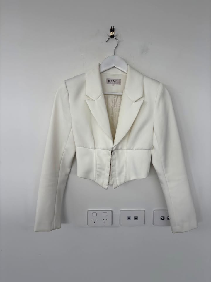 House of CB Blazer Top - size small