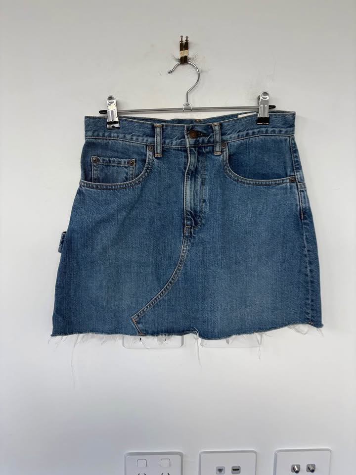 Bassike Mini Skirt - size xs