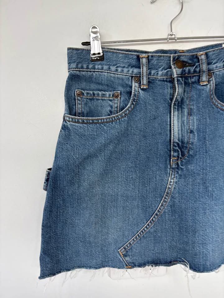 Bassike Mini Skirt - size xs