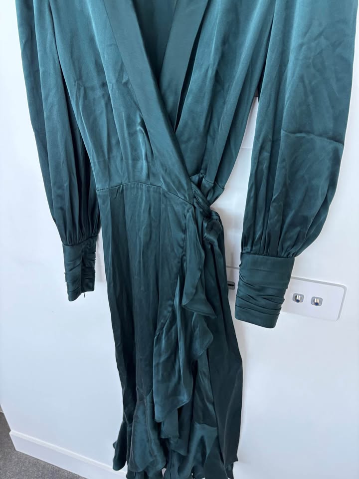 ZIMMERMANN Silk Wrap Dress - size 0