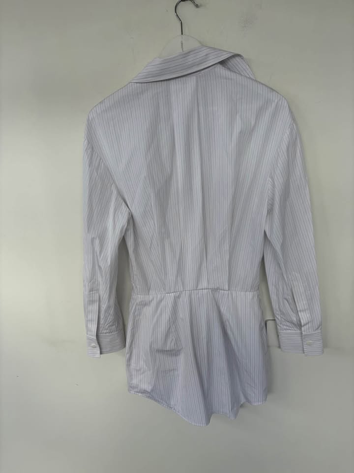 Venroy Pinstripe Mini Dress - Size Small