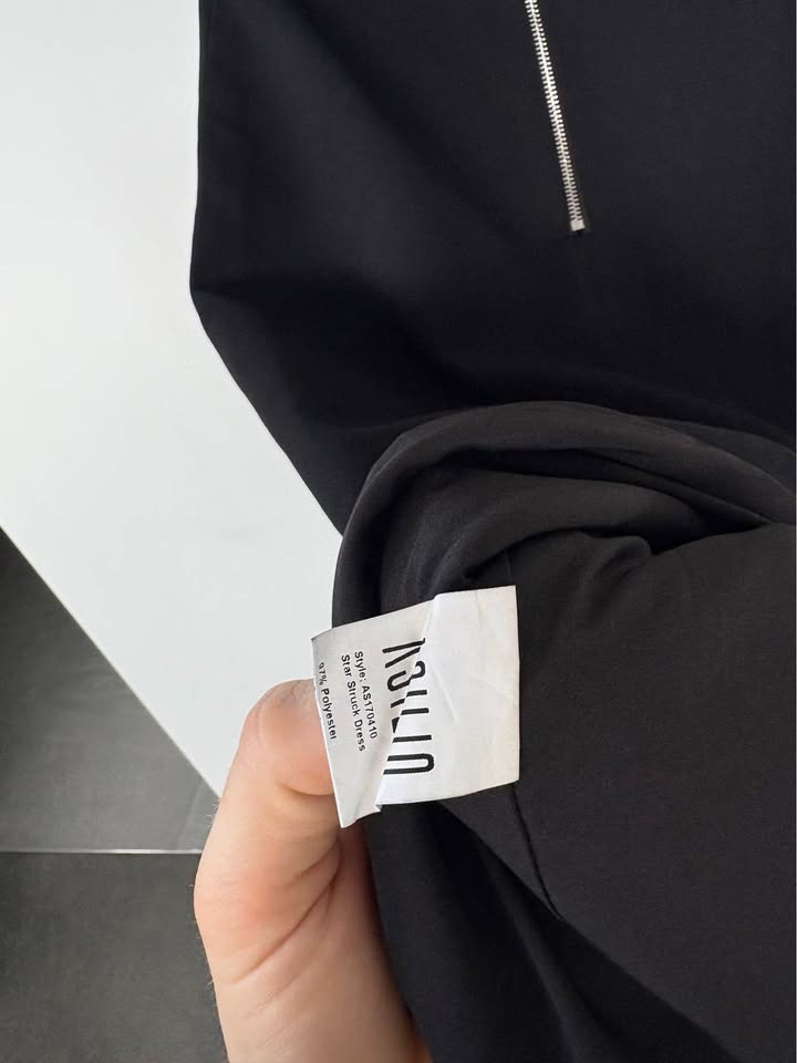 Asilio Black Strapless Dress - Size 8