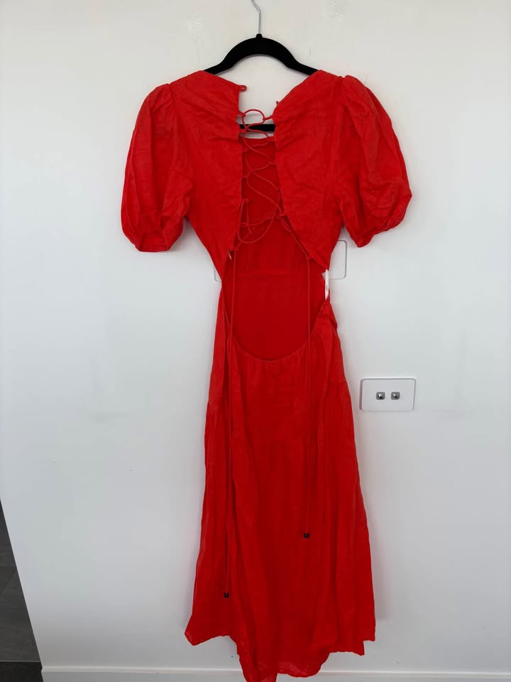 Kivari Red Dress - Size 6