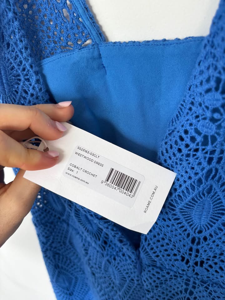 ROAME Crochet Maxi Dress