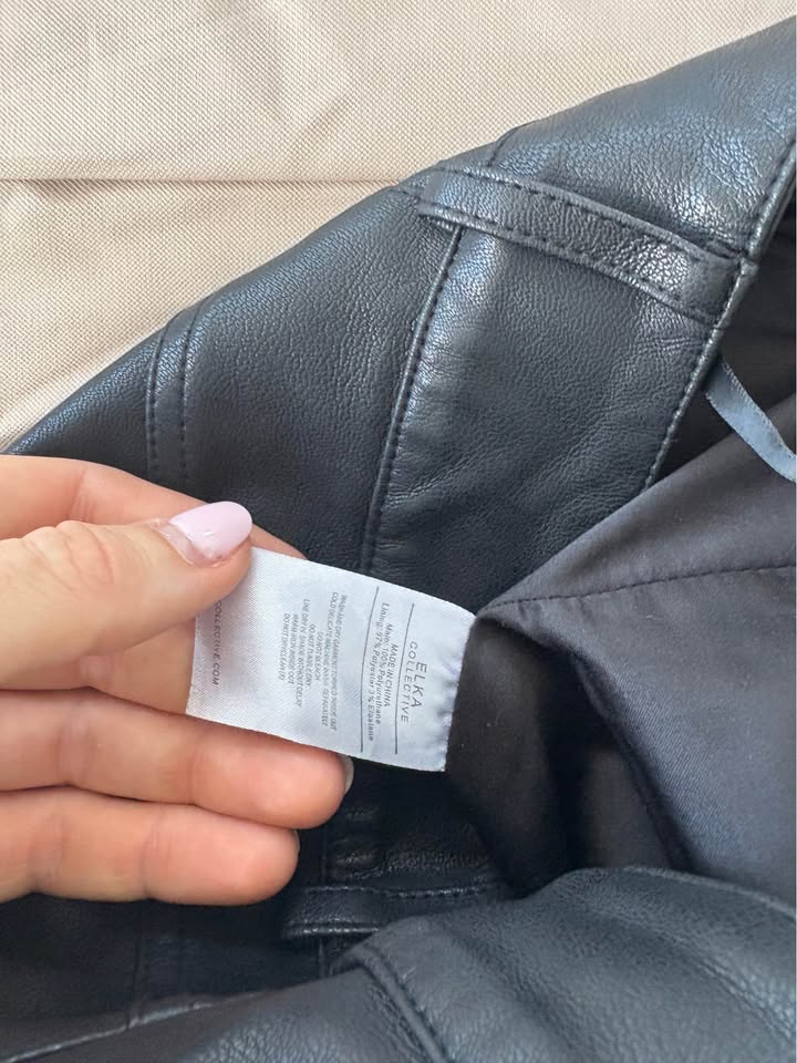 ELKA Collective Faux Leather Pants - size 6