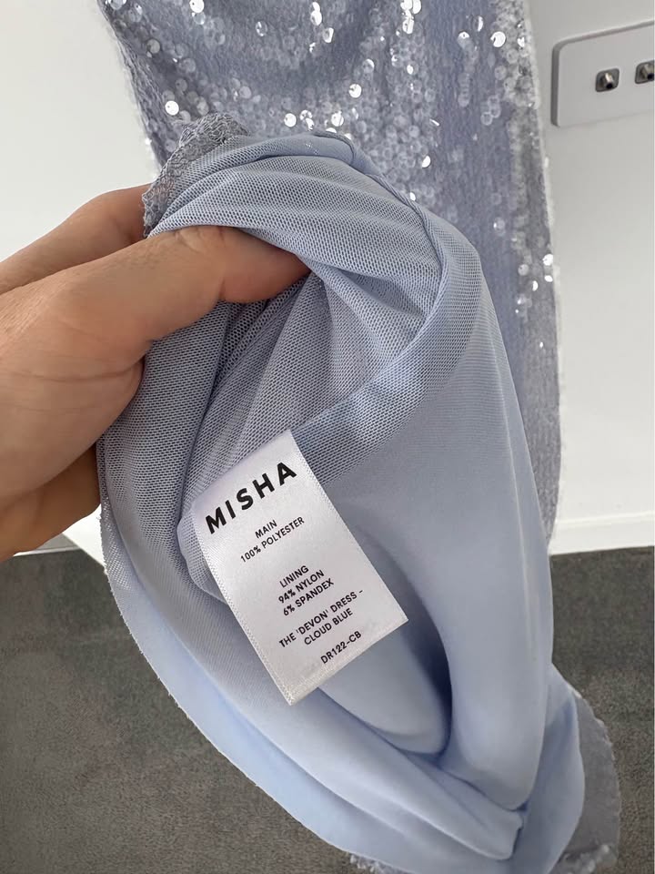 MISHA Sequin Maxi Dress - size small