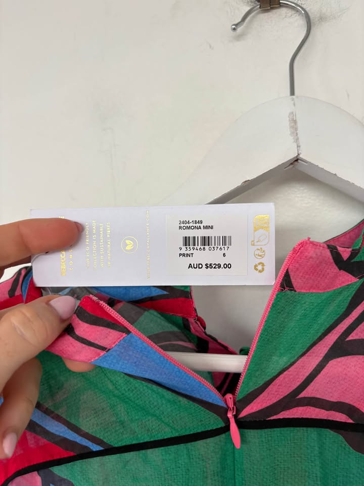 Rebecca Vallance Mini Dress - size 6 BNWT