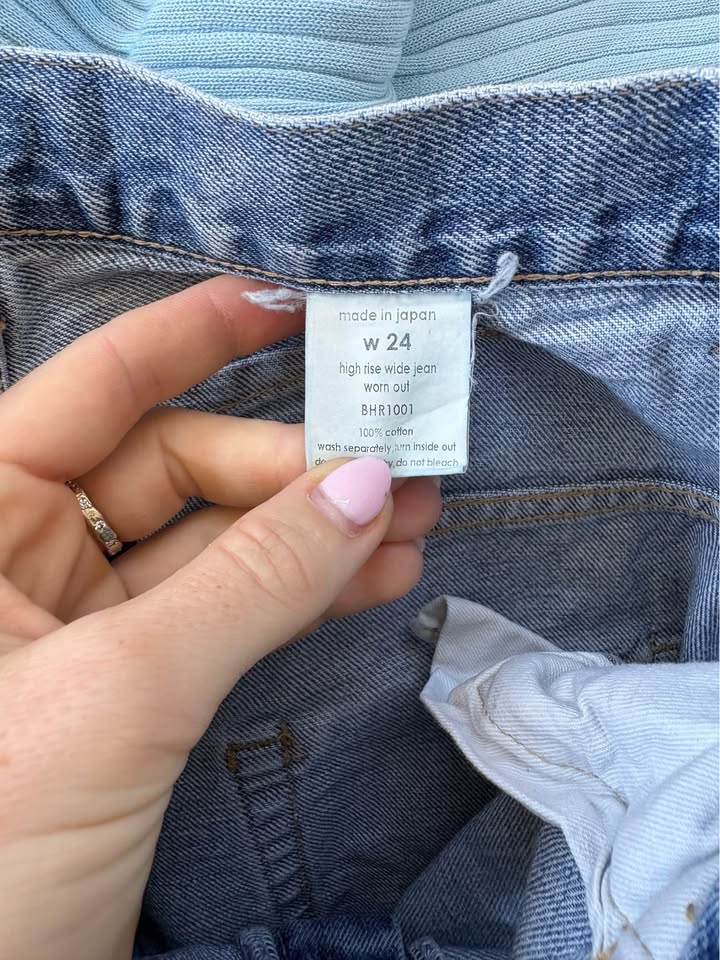 Bassike Jeans - size 24