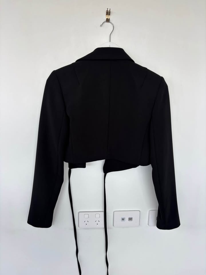 Kookai Cropped Blazer Top - size 36