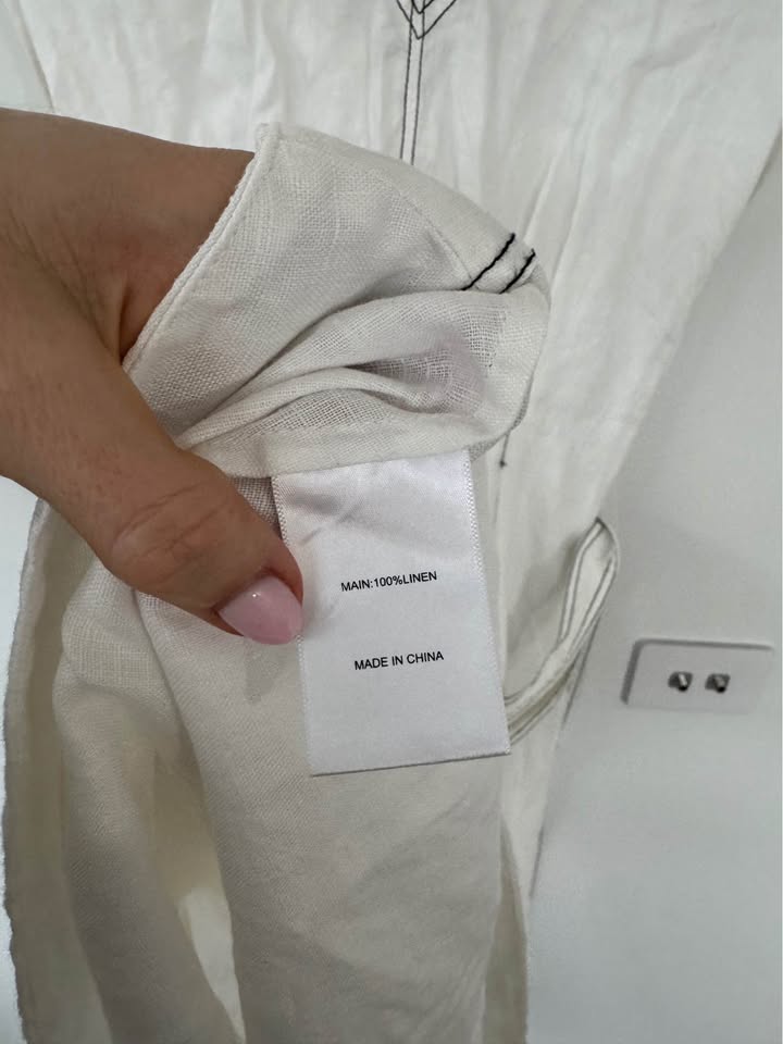 Aje Linen Dress - size 6