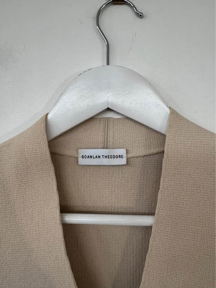 Scanlan Theodore Crepe Knit Top - size small
