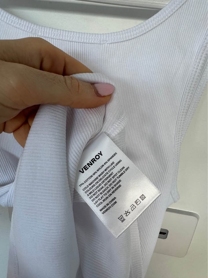 Venroy Tank - size small BNWT