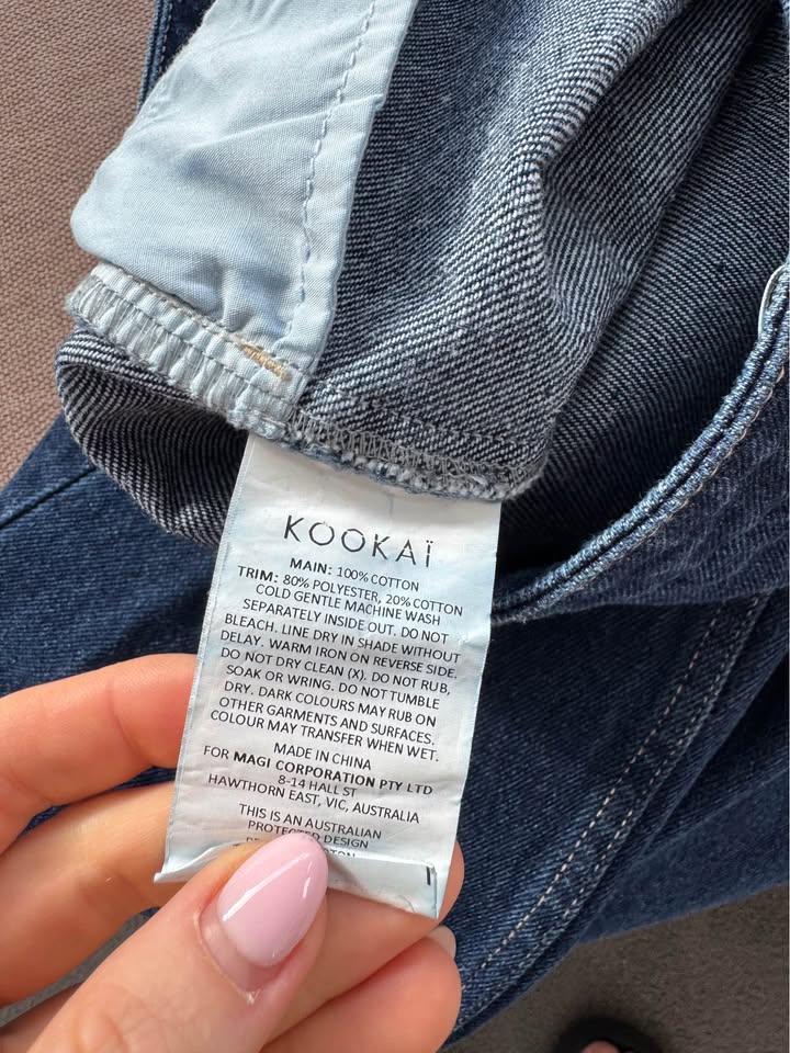 Kookai Denim Skirt - size 10