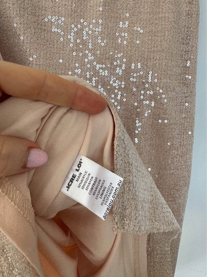 Acre Lou Sequin Skirt - size xs