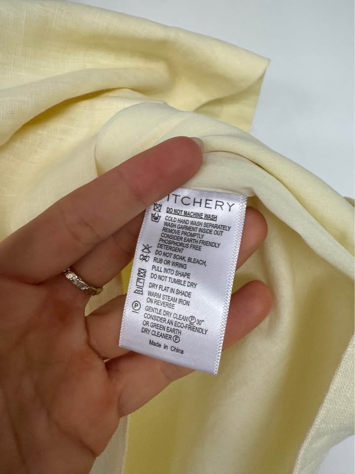 Witchery Linen Mini Skirt - size 8