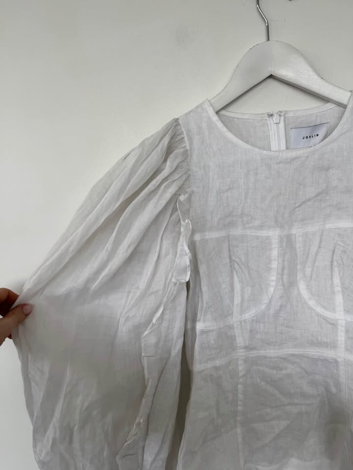 Joslin Linen Blouse - size 8 BNWT