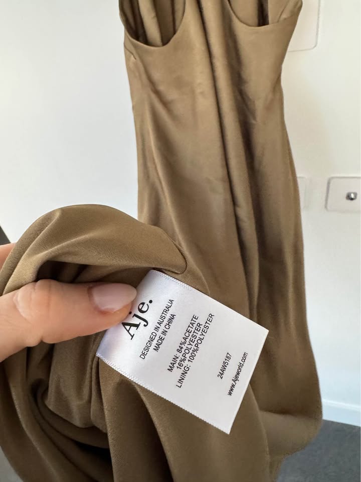 Aje Maxi Dress - size 8 BNWT