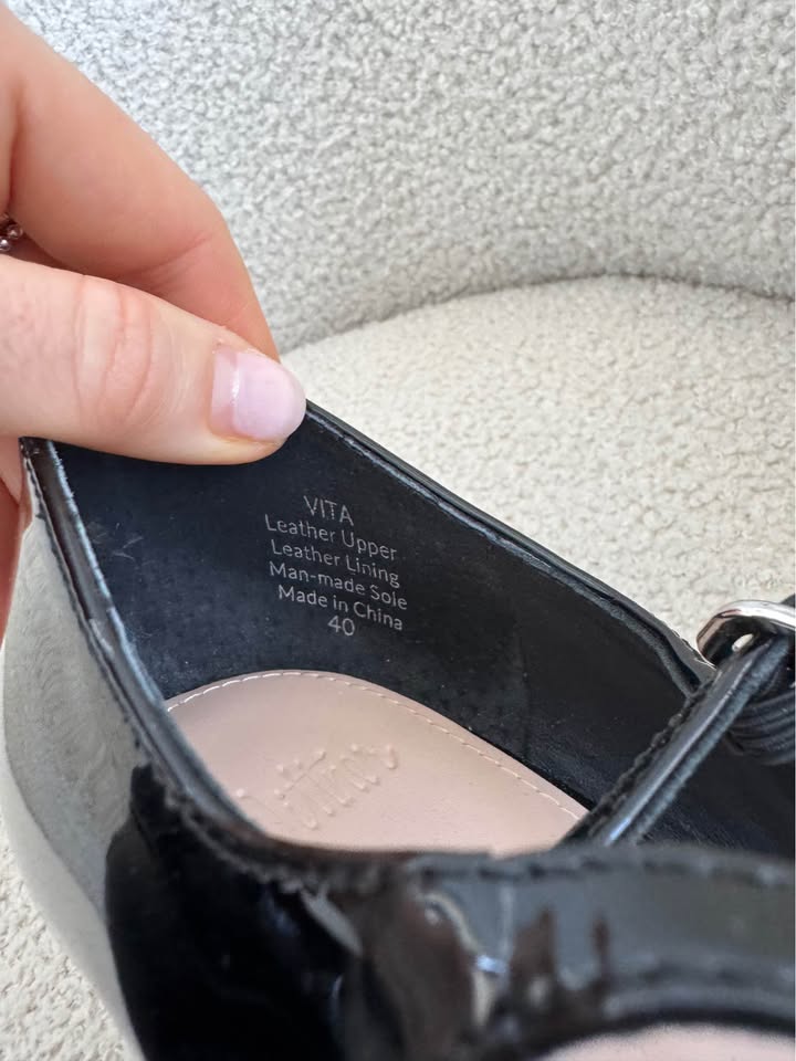 Wittner Leather Heels - size 40