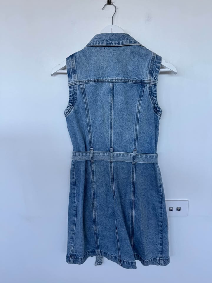 Sportsgirl Denim Dress - size 8