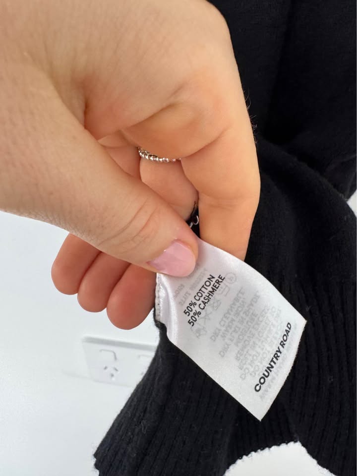 Country Road Cashmere Polo - size small