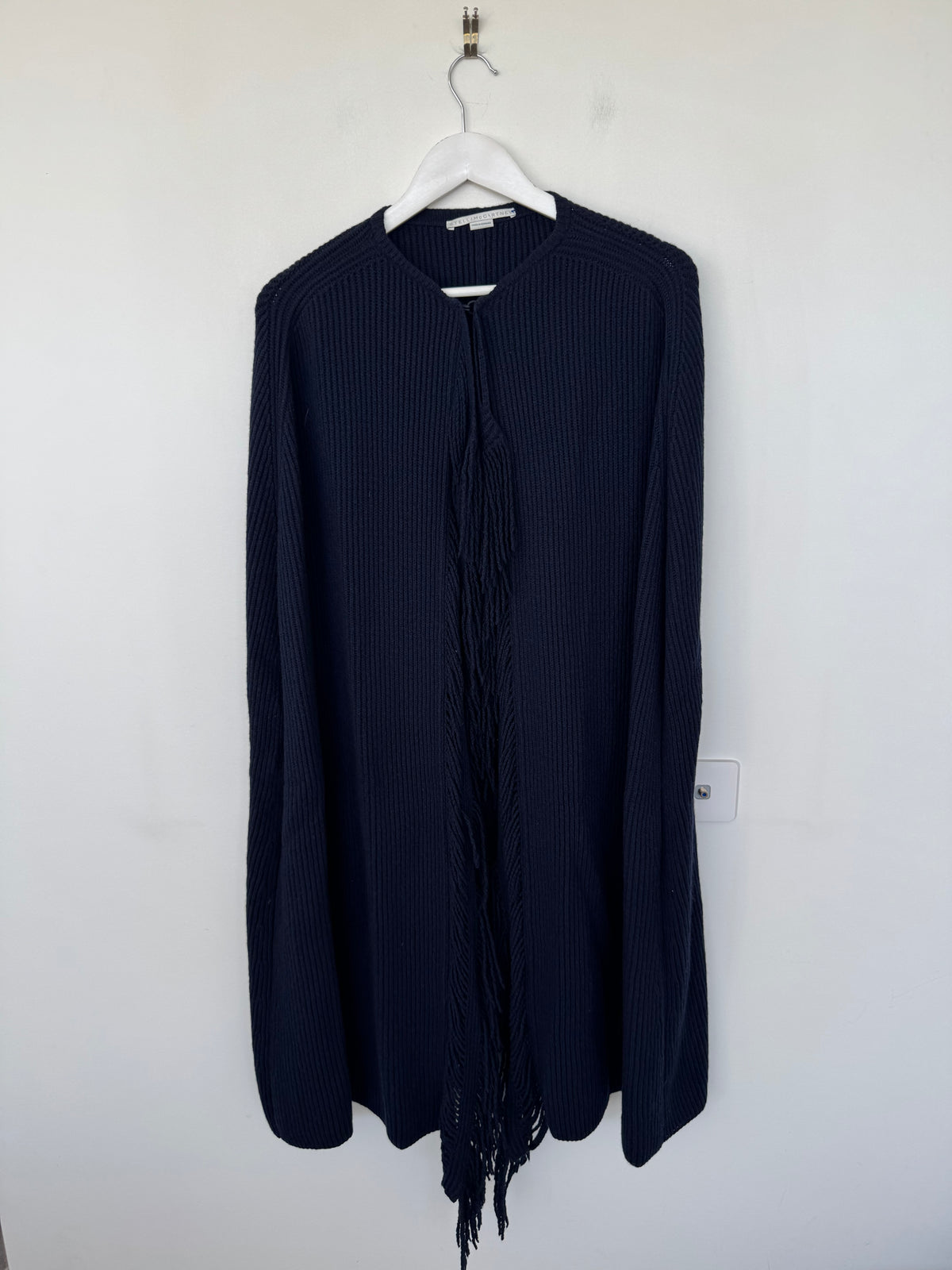 Stella McCartney Navy Fringe Cardigan - Size Medium