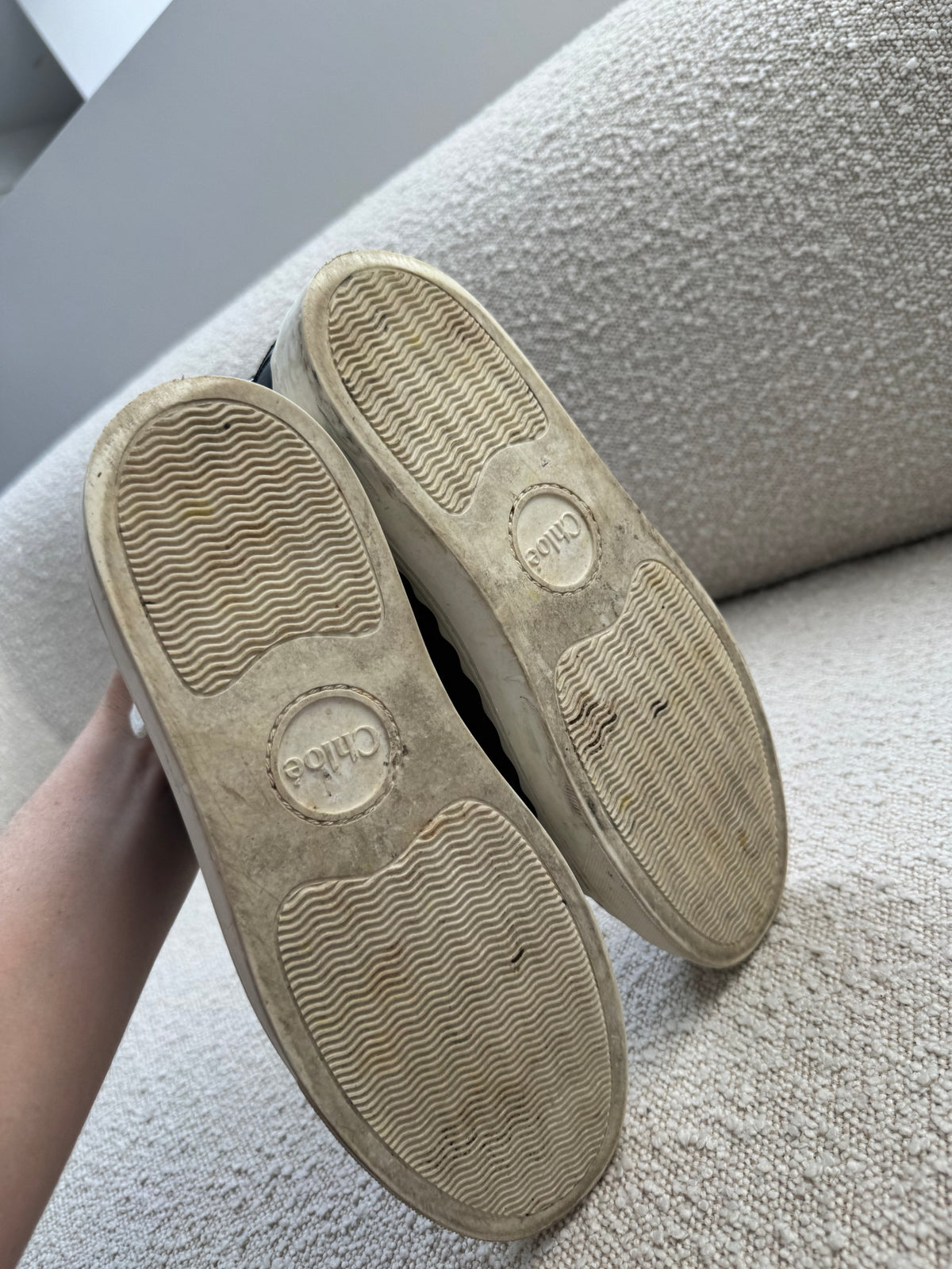 Chloe Navy Sneaker - size 41
