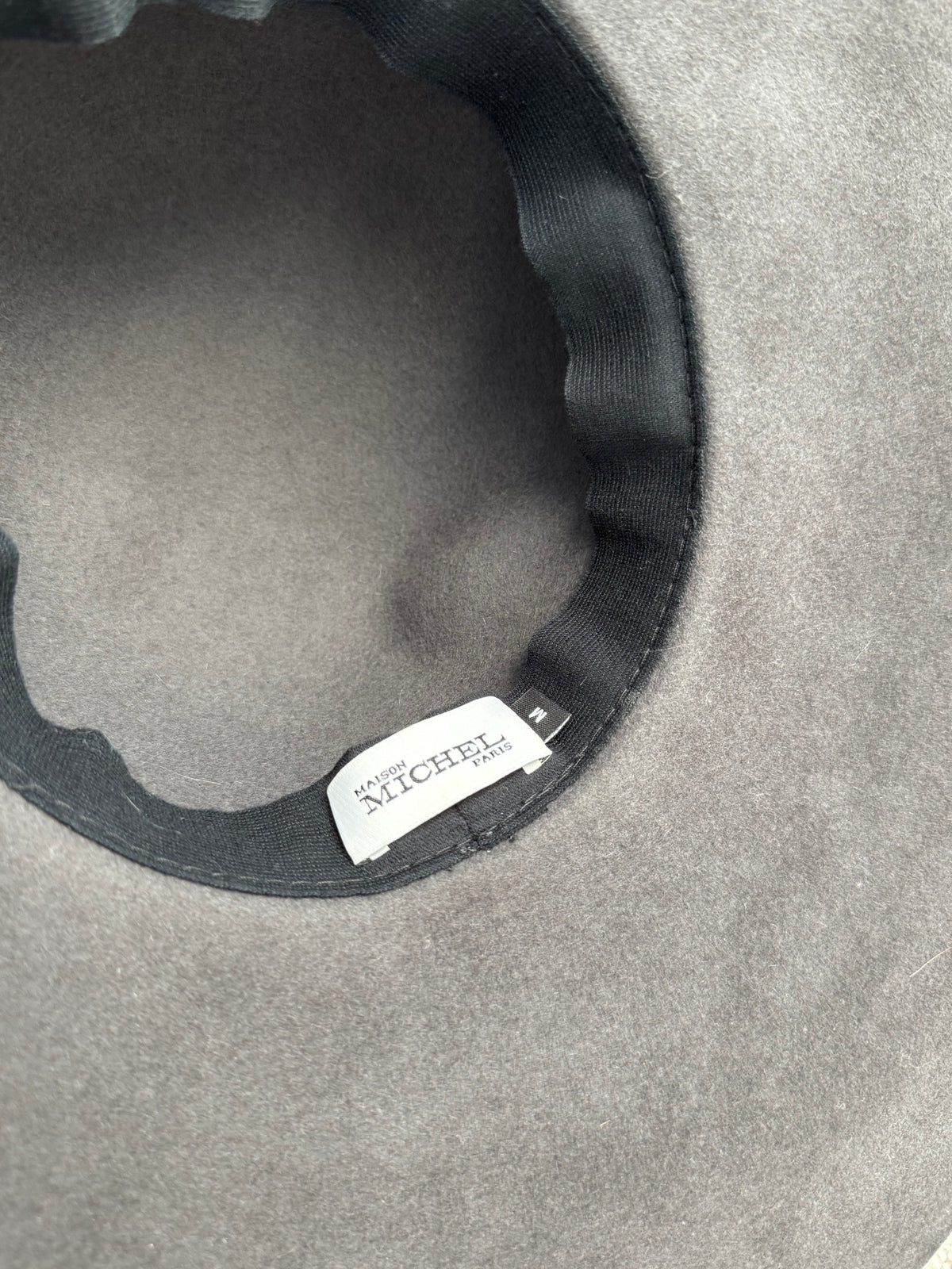 Maison Michel Blanche Hat - size medium