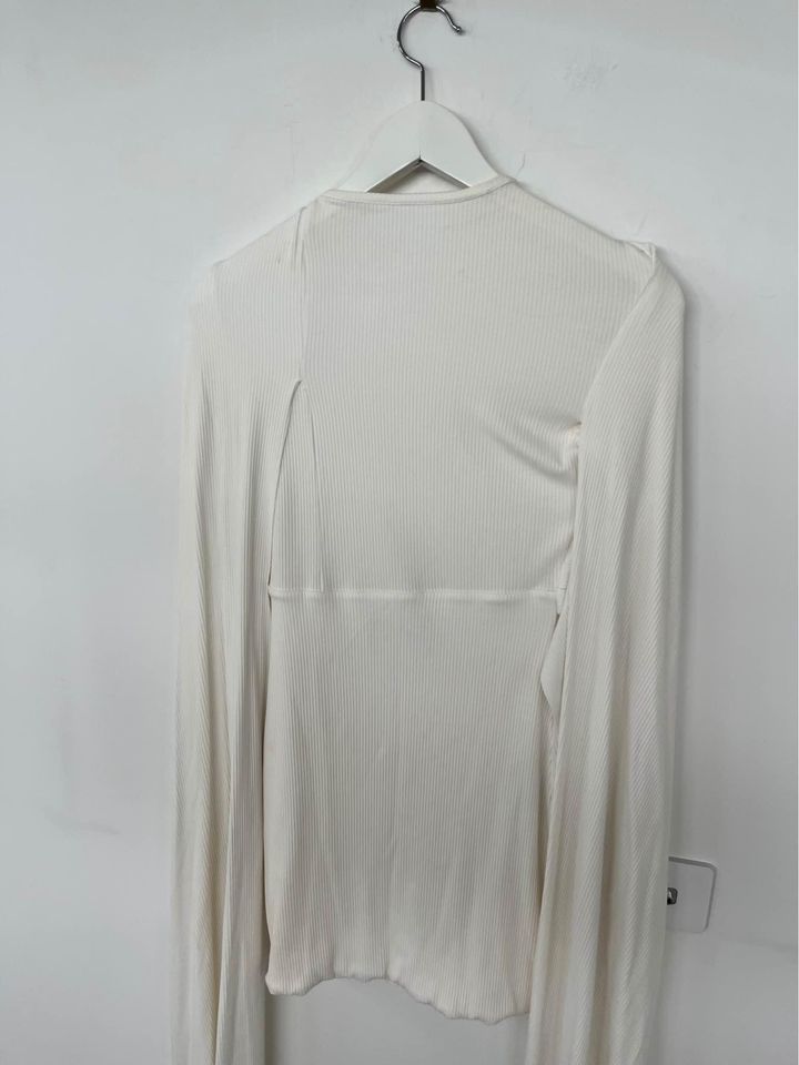 Solace London White Sleeve Dress - Size 6