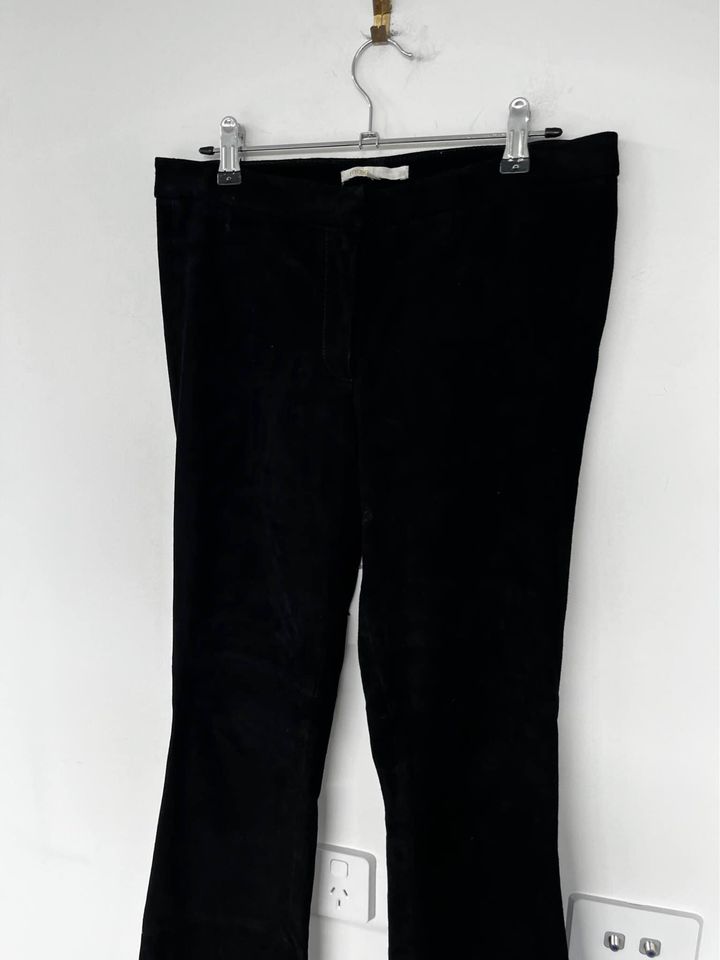 Maje black suede pants - size 38